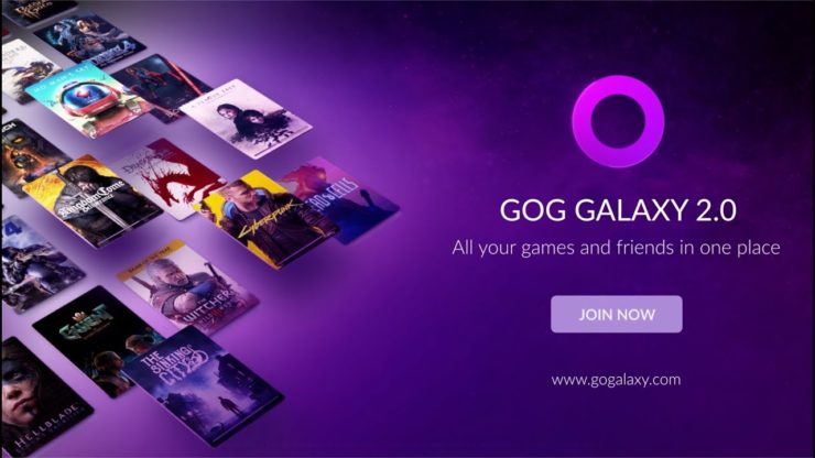Библиотека игр в GOG GALAXY