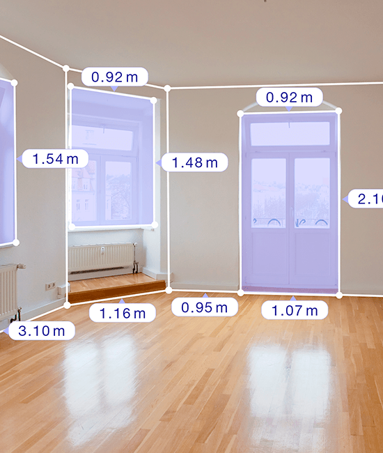 Интерфейс AR Plan 3D на Android