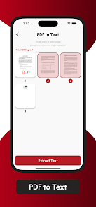Выбор страниц PDF To Text в Android-приложении