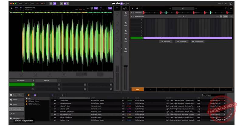 Интерфейс Serato Studio