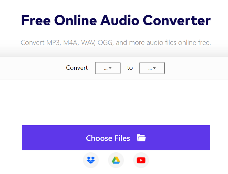 Интерфейс Media.io Audio Converter