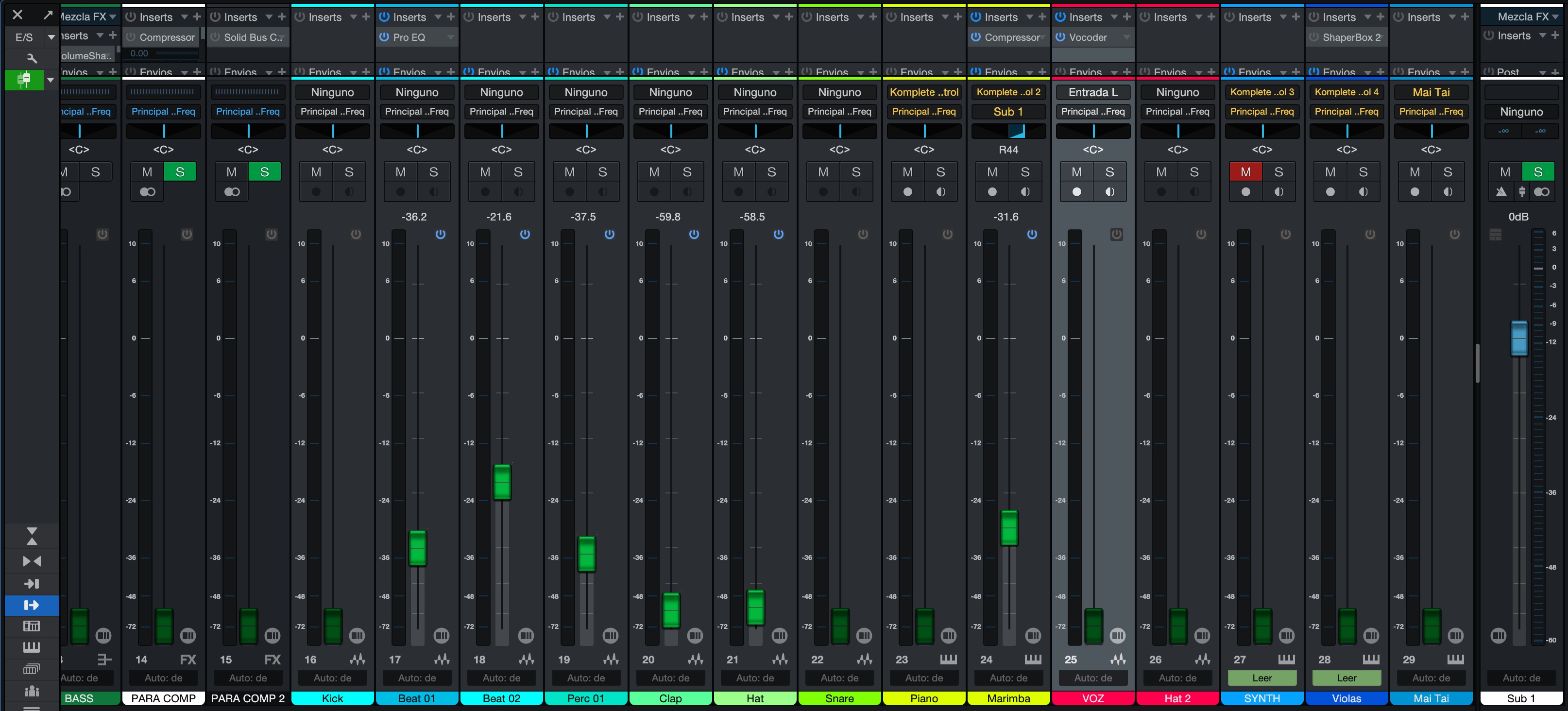 Console и аранжировка Studio One
