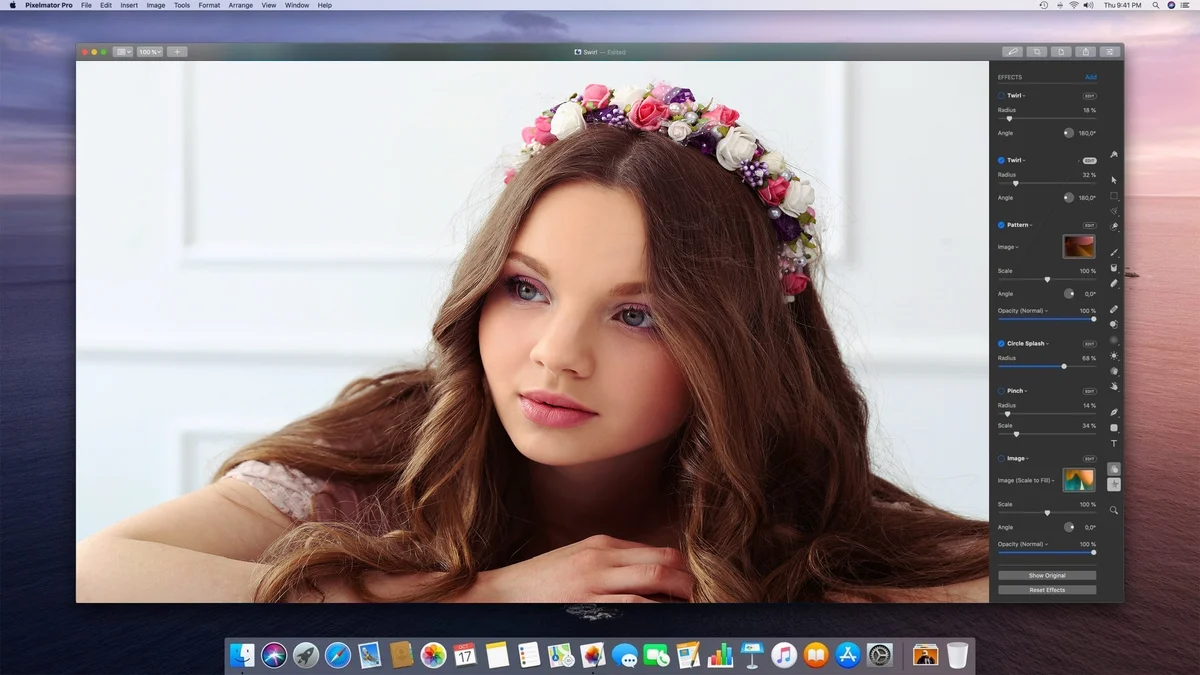 Интерфейс Pixelmator Pro