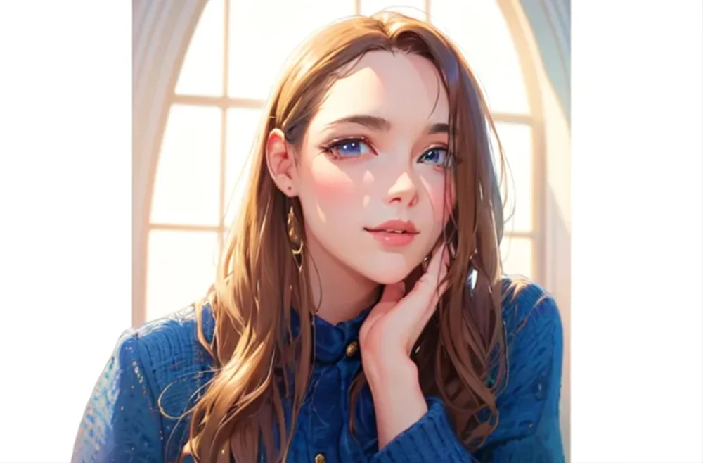 Результат стилизации фотографии в PhotoDirector