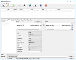 Настройка аудиодорожки в XMedia Recode