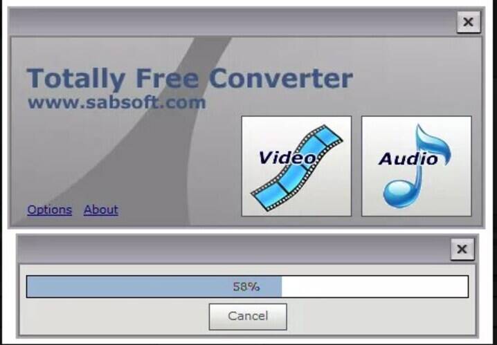 Интерфейс Totally Free Converter с выбором профиля