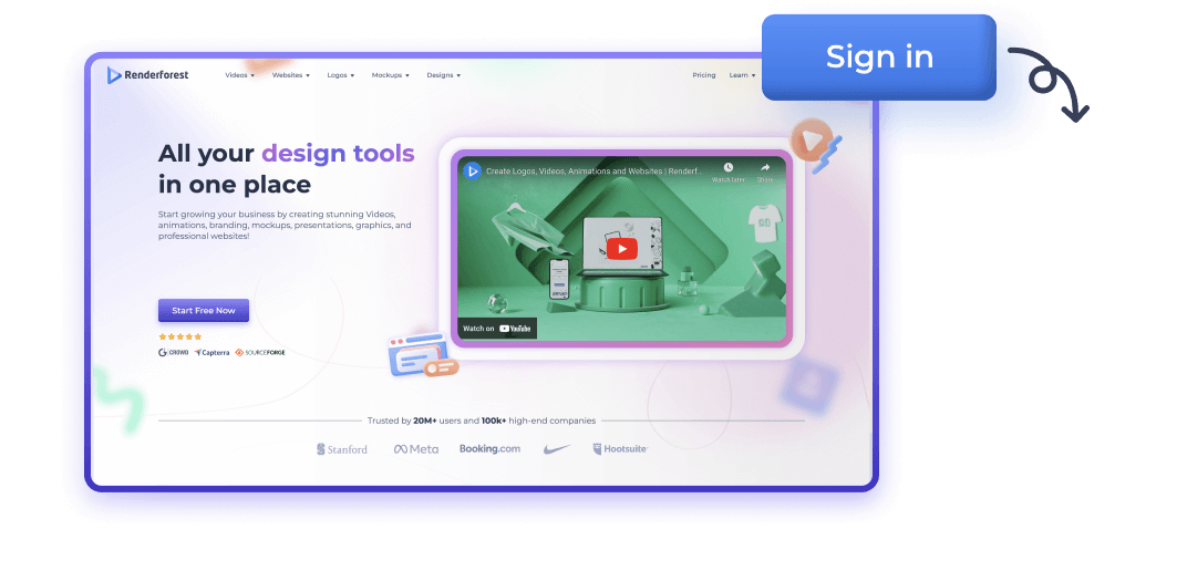 Начало работы с приглашением на день рождения в Renderforest