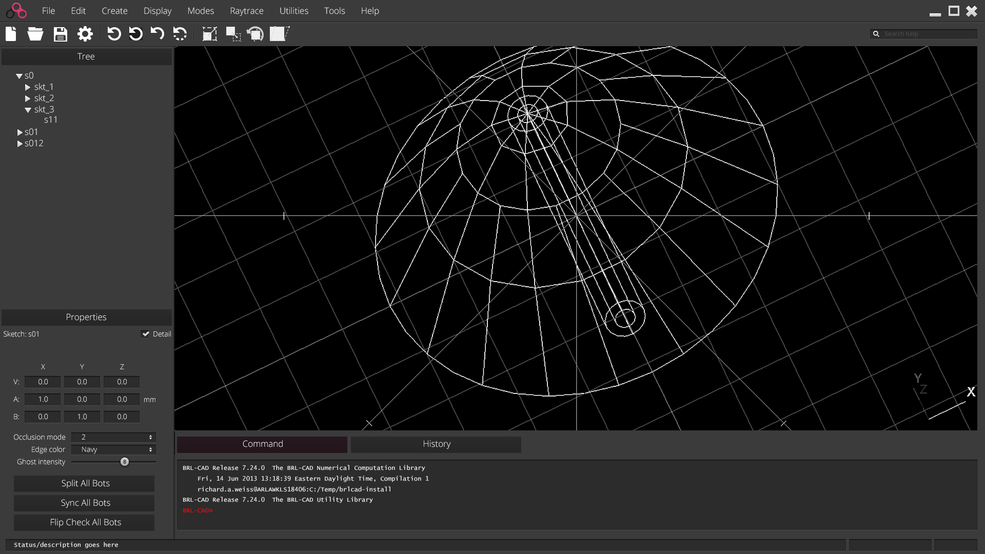 Интерфейс BRL-CAD
