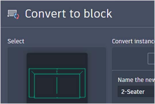 Рабочее окно AutoCAD с инструментами блоков