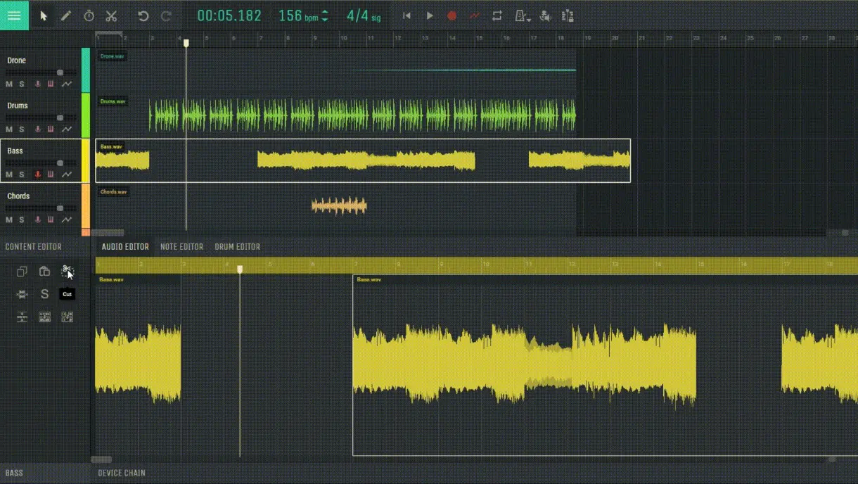 Интерфейс Amped Studio