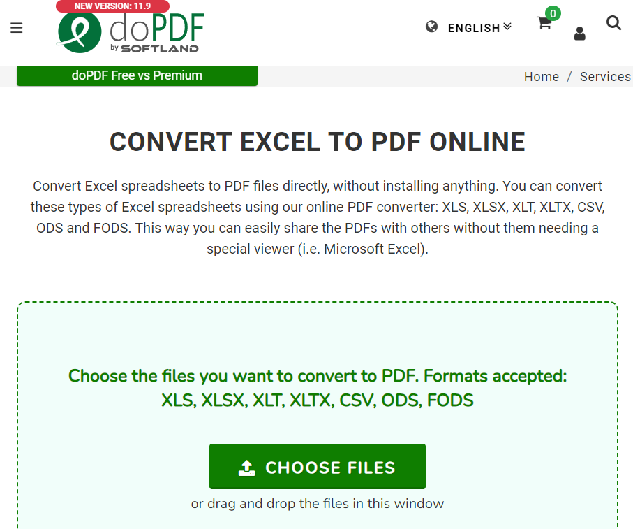 Конвертация XLS в PDF через doPDF