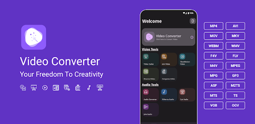 Экран конвертации и сжатия в Video Converter от VidSoftLab