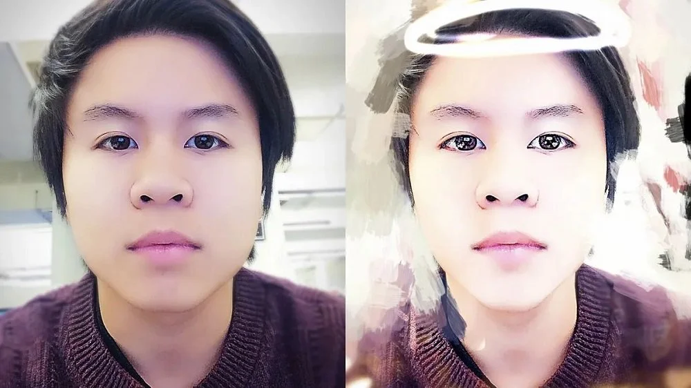 Интерфейс Meitu с инструментом Cutout