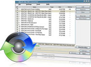 Интерфейс Xilisoft OGG MP3 Converter со списком аудиофайлов
