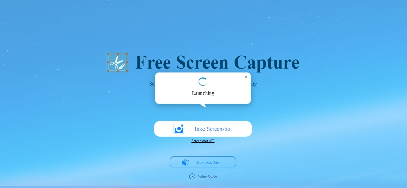 Интерфейс Apowersoft Free Screen Capture