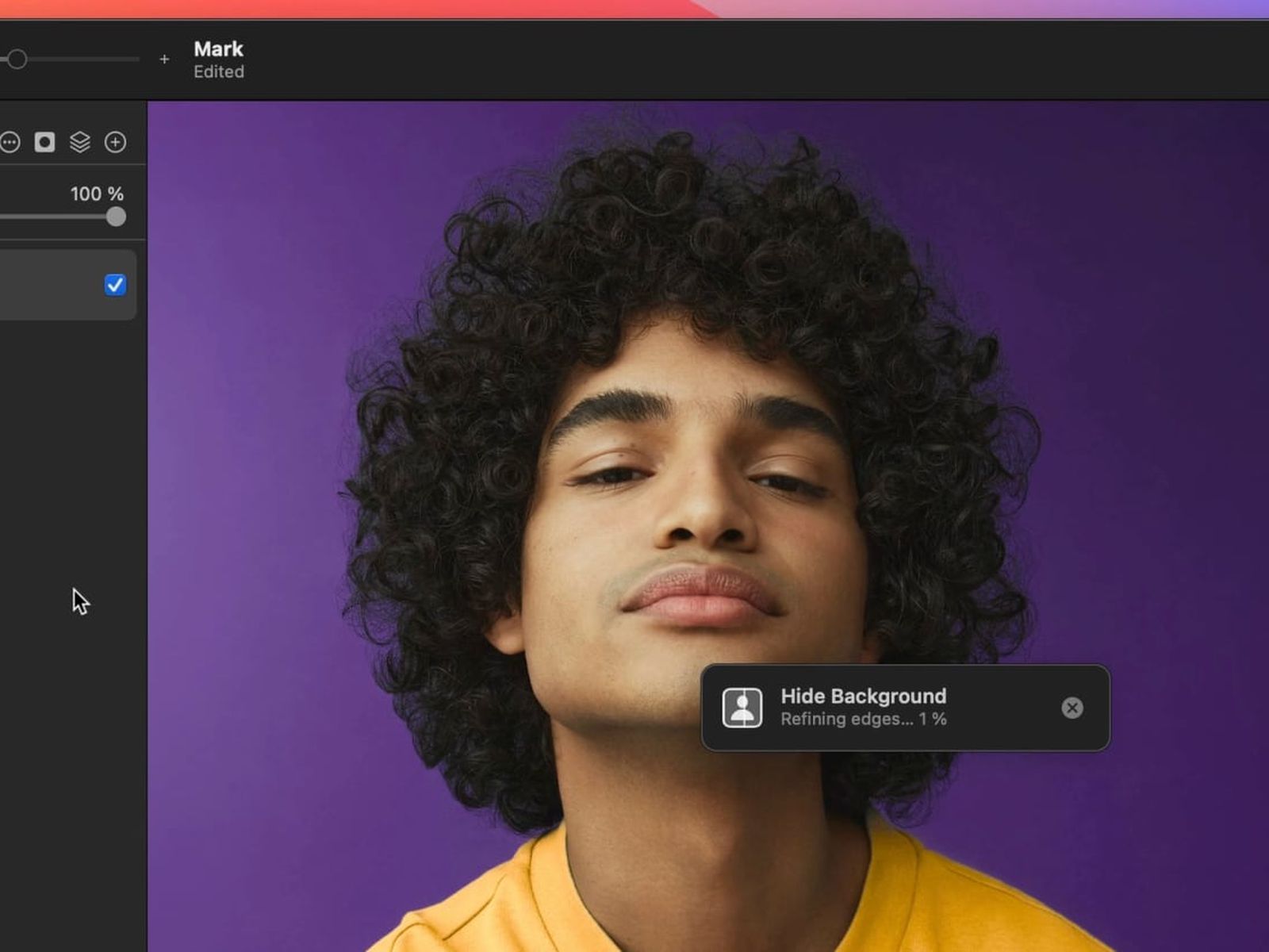 Удаление фона в Pixelmator Pro