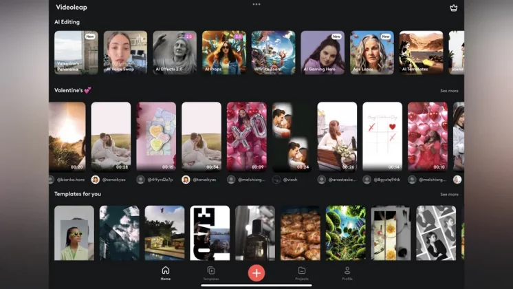 Редактирование слоя в Videoleap