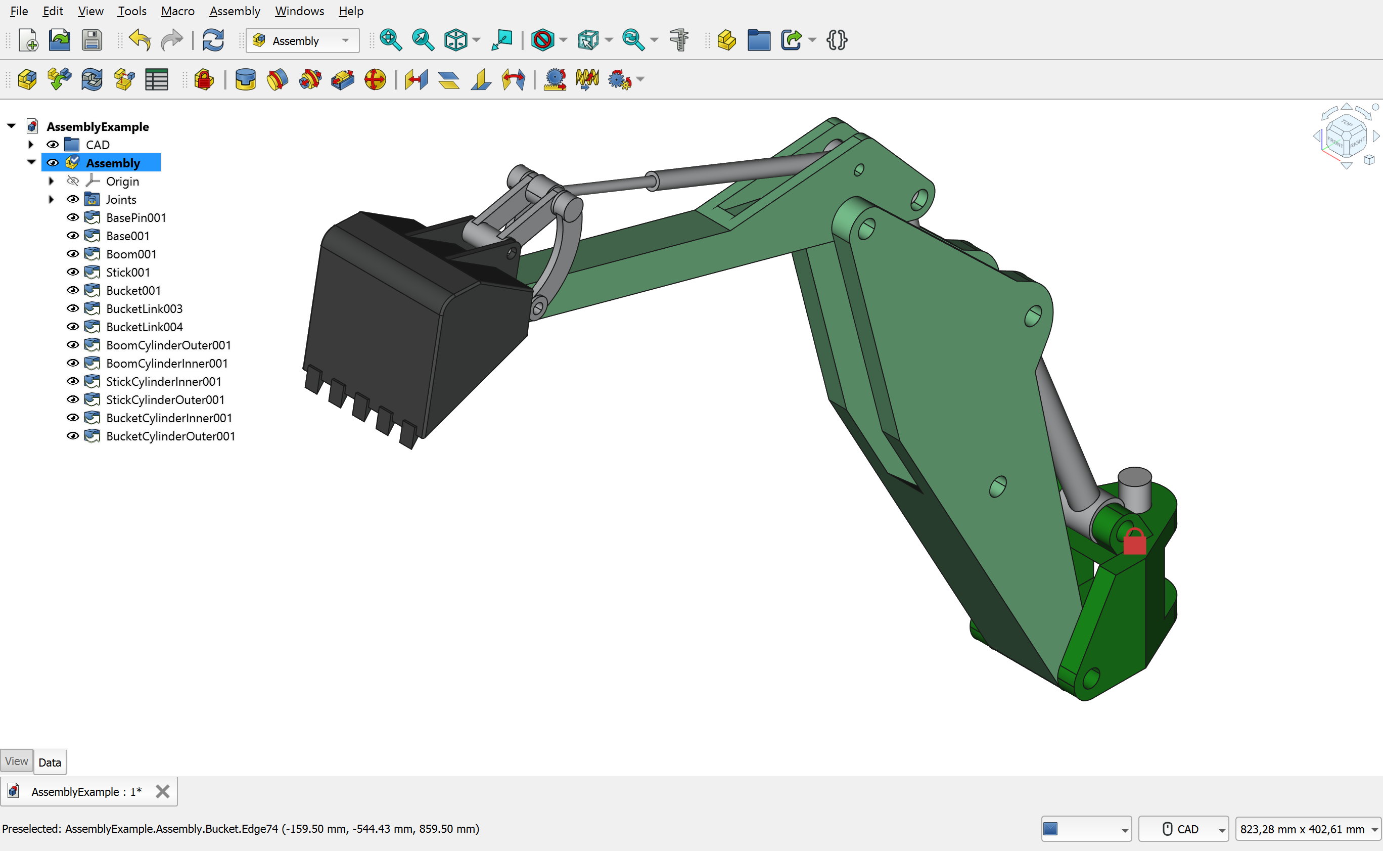 Сборка в FreeCAD Assembly Workbench