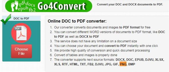 Go4Convert: интерфейс конвертера RTF