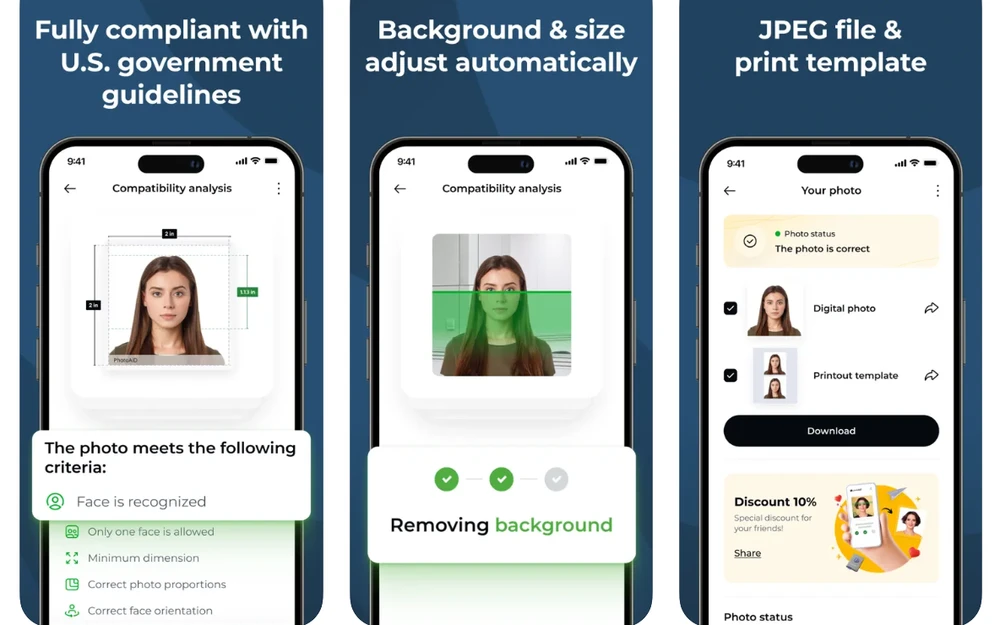 PhotoAiD: мобильный и веб-интерфейс