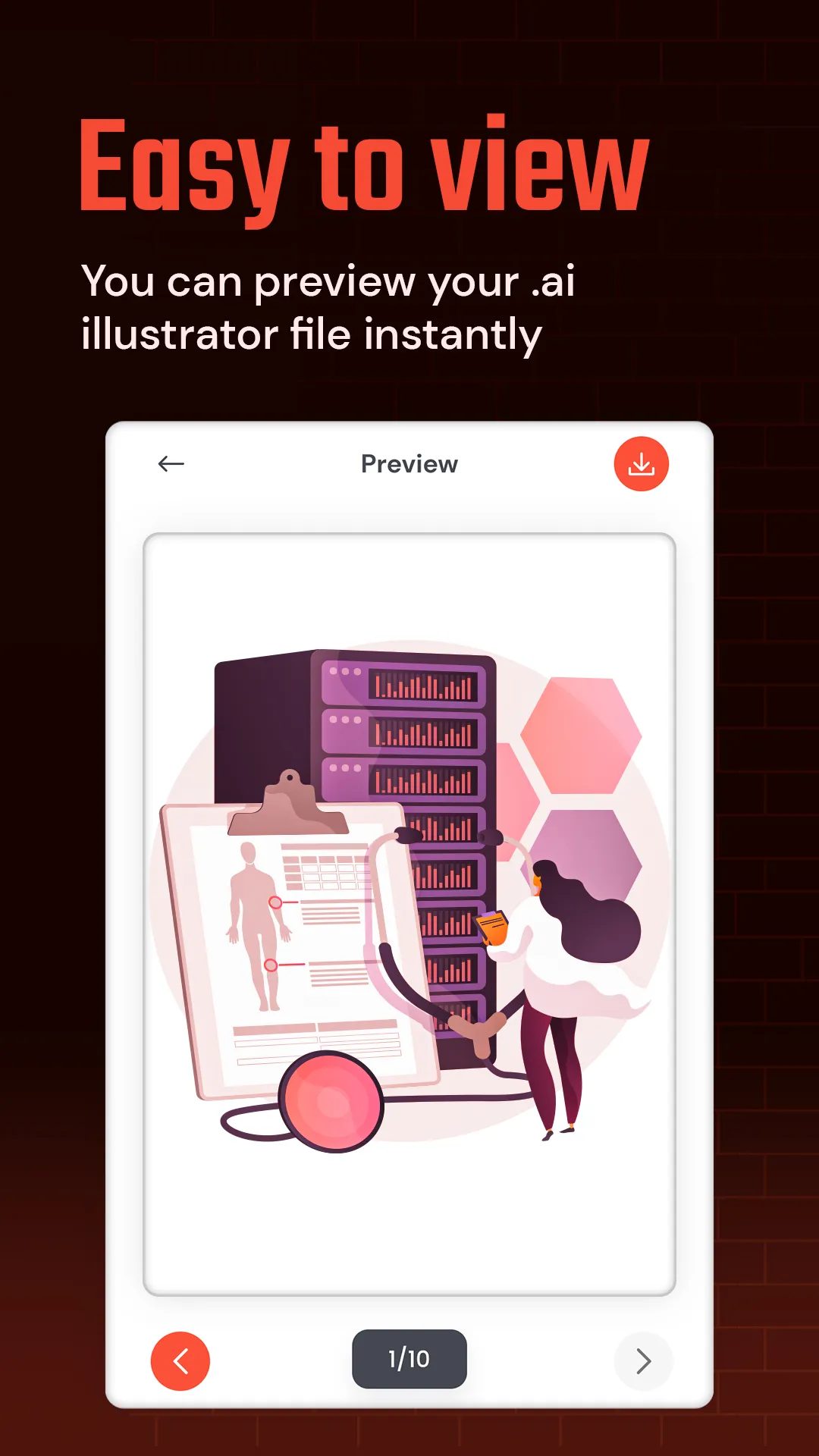 Ai Viewer - Illustrator Viewer на Android: просмотр результата