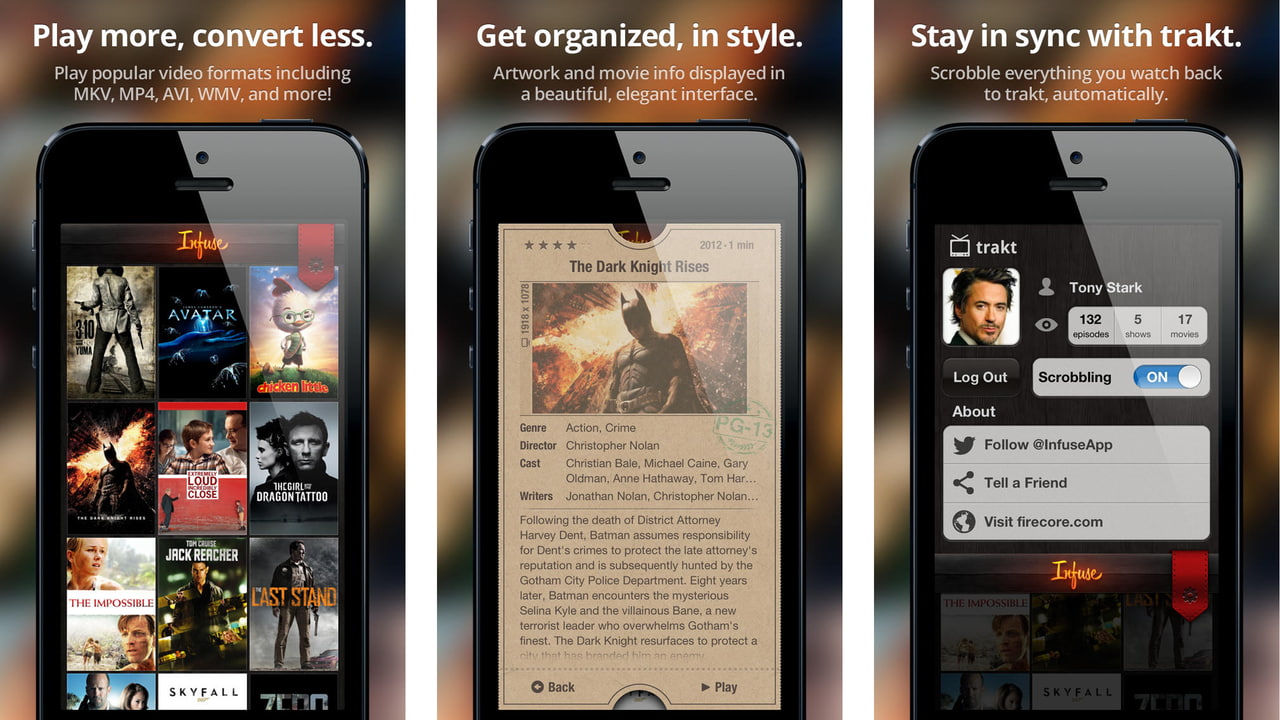 Медиатека Infuse на iPhone