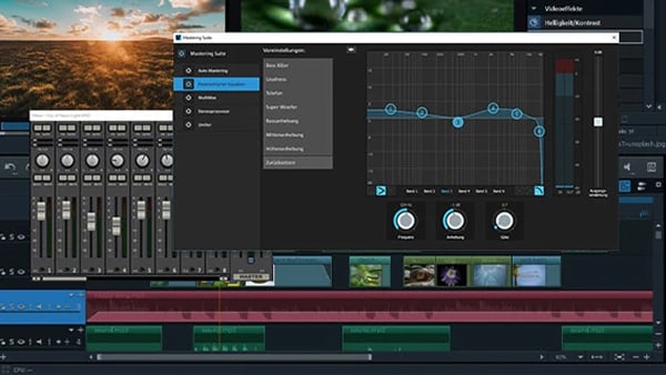 Аудиомикшер и обработка звука в MAGIX Video Pro X
