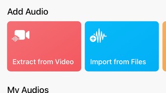 Экран импорта файлов в MP3 Converter - Convert to MP3 на iPhone