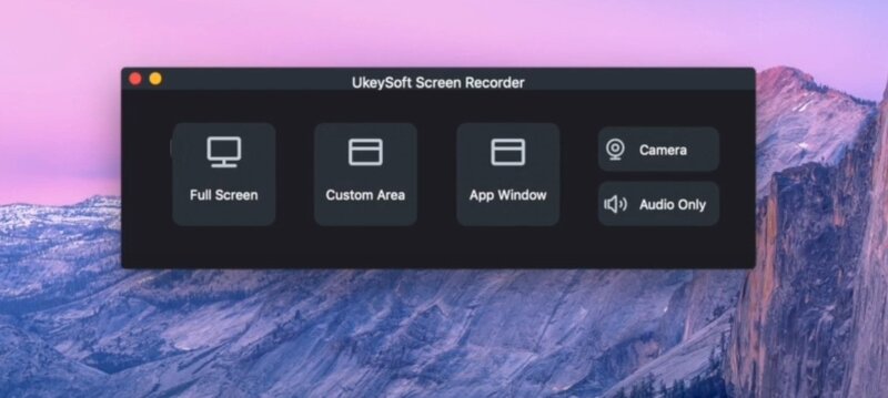 Интерфейс UkeySoft Screen Recorder, экран 4