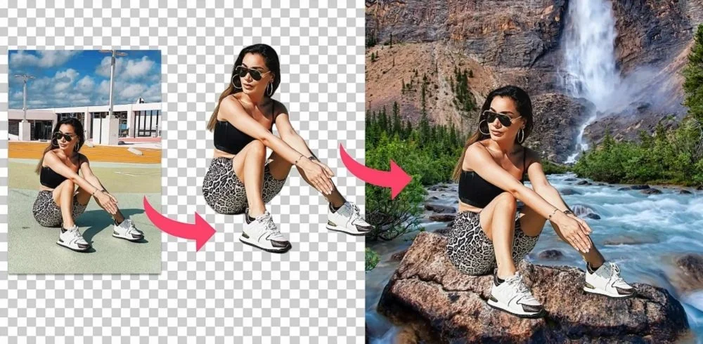 Удаление заднего плана в Background Eraser