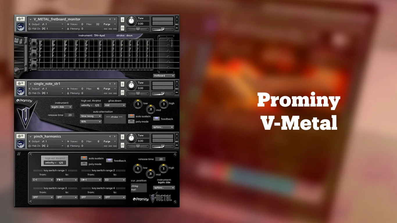 Интерфейс Prominy V-METAL
