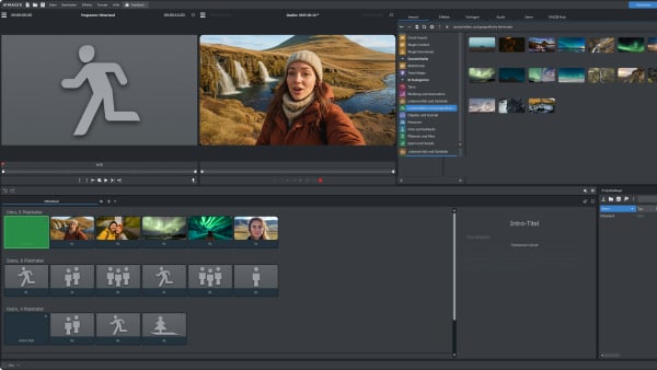 Multicam editing в MAGIX Video Pro X с несколькими ракурсами и шаблонами