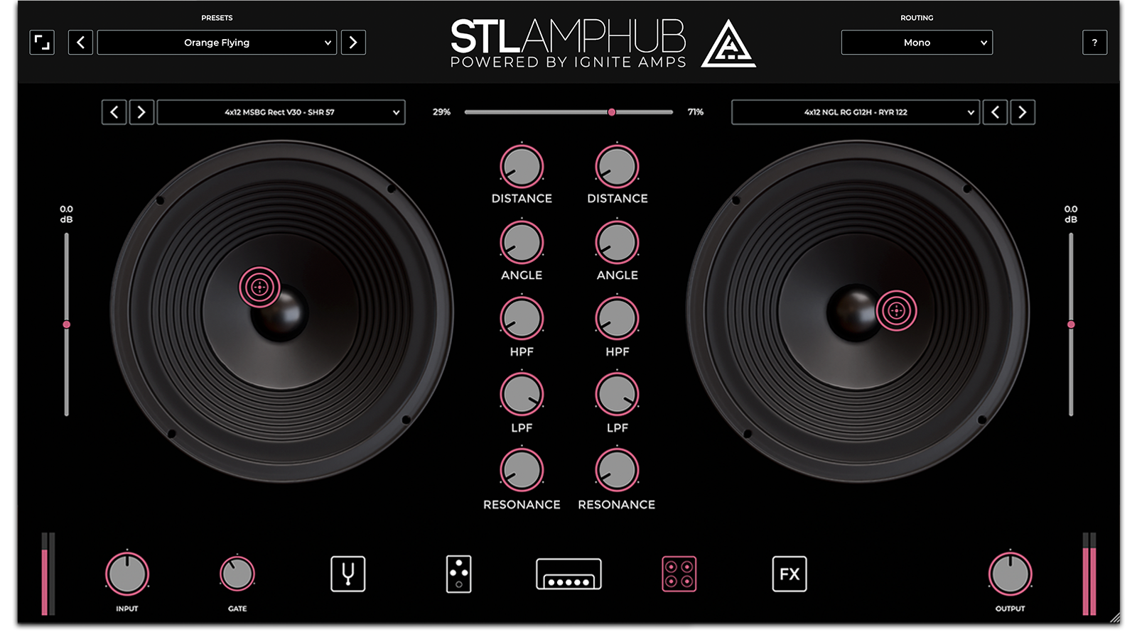 Интерфейс STL guitar processing