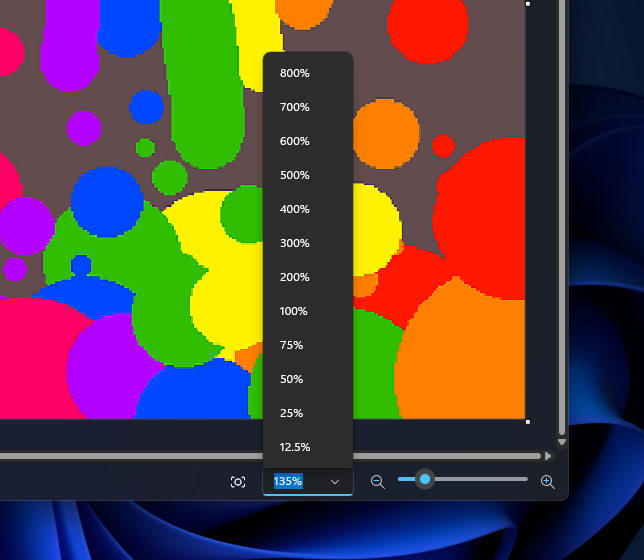Управление масштабом в Microsoft Paint