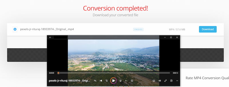 Convertio интерфейс или шаг конвертации