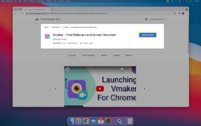 Установка и запуск расширения записи экрана в Chrome