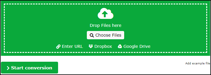 Интерфейс Video Online-Converter