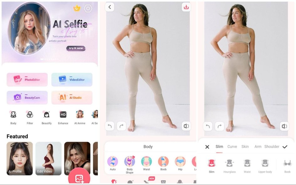 Скриншот интерфейса Perfect Me