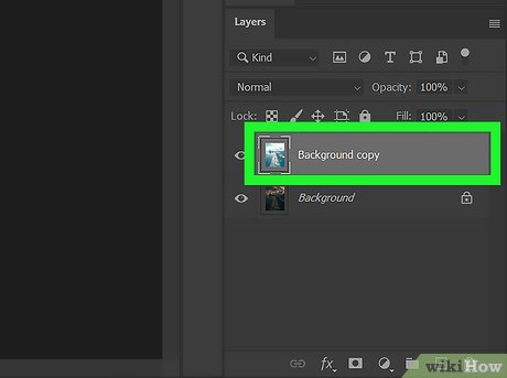Выбор отдельного слоя перед трансформацией в Photoshop