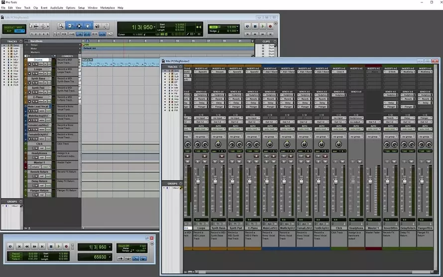 Интерфейс Pro Tools