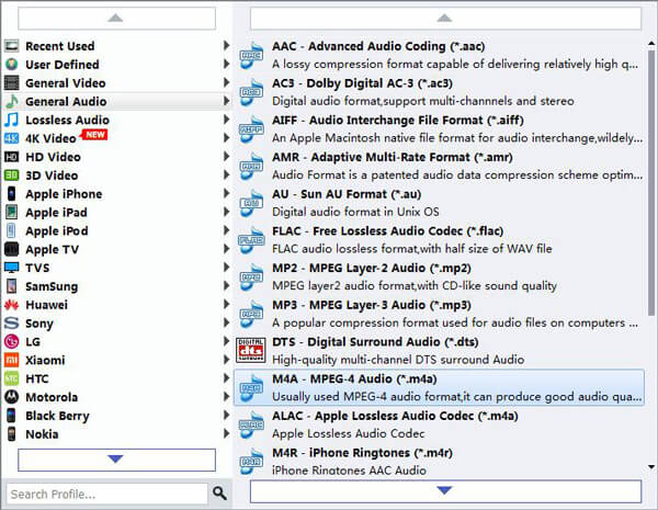 Интерфейс Apeaksoft Video Converter Ultimate при конвертации MP3 в M4A