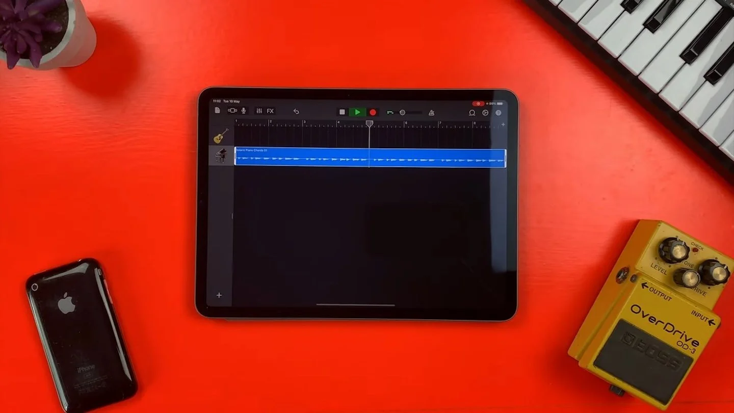Интерфейс GarageBand