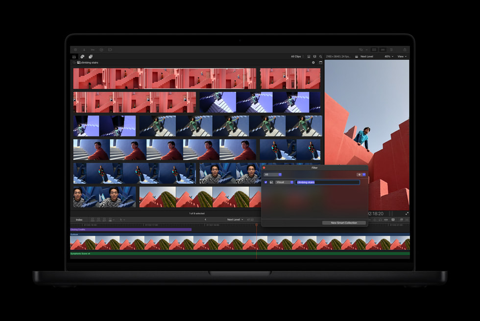 Visual Search в Final Cut Pro для поиска объектов и действий в исходниках