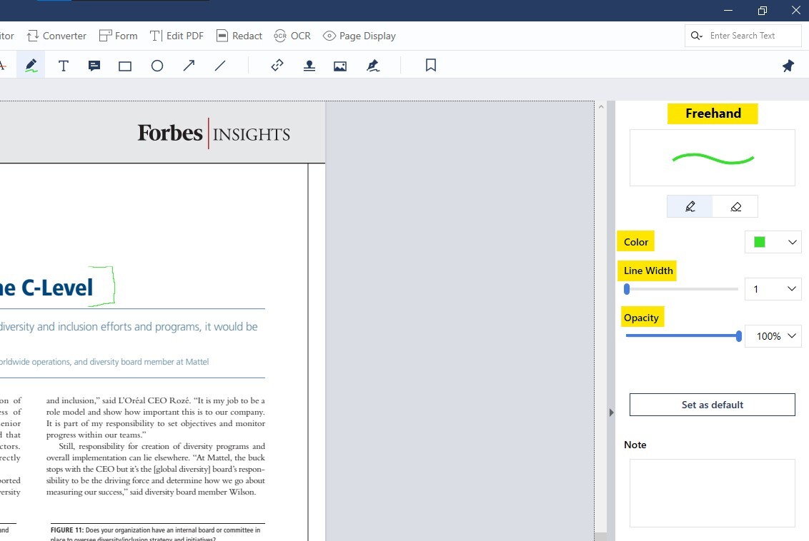 Рисование в PDF Reader Pro
