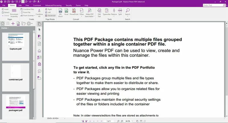 Интерфейс Power PDF под прежним брендом Kofax