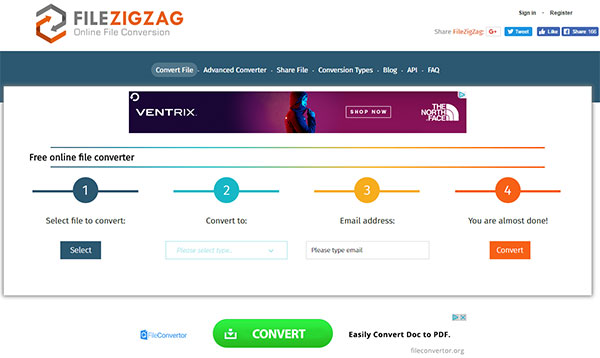 Интерфейс FileZigZag
