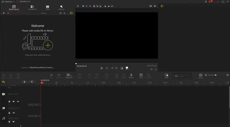 Главное окно VideoProc Converter AI