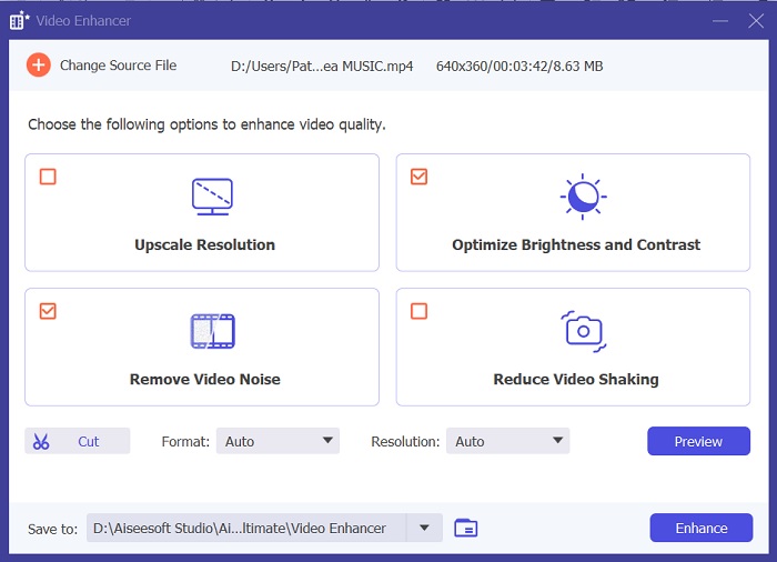 Панель настройки изображения в FVC Video Converter Ultimate
