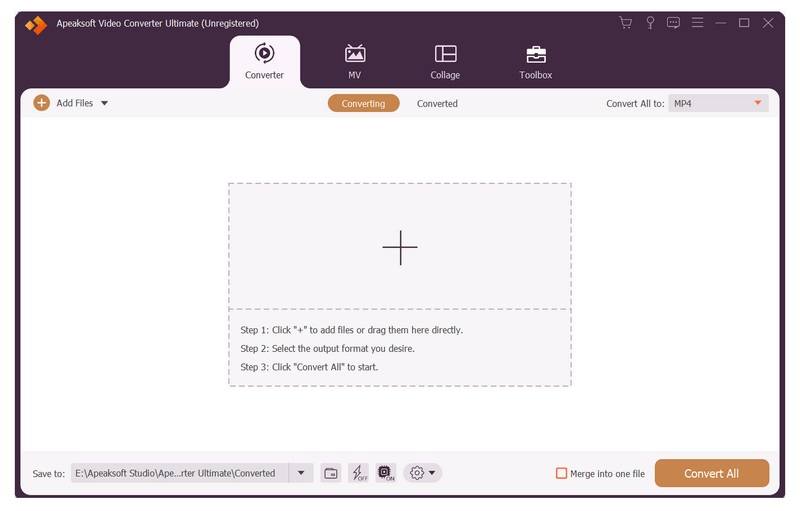 Главное окно Apeaksoft Video Converter Ultimate