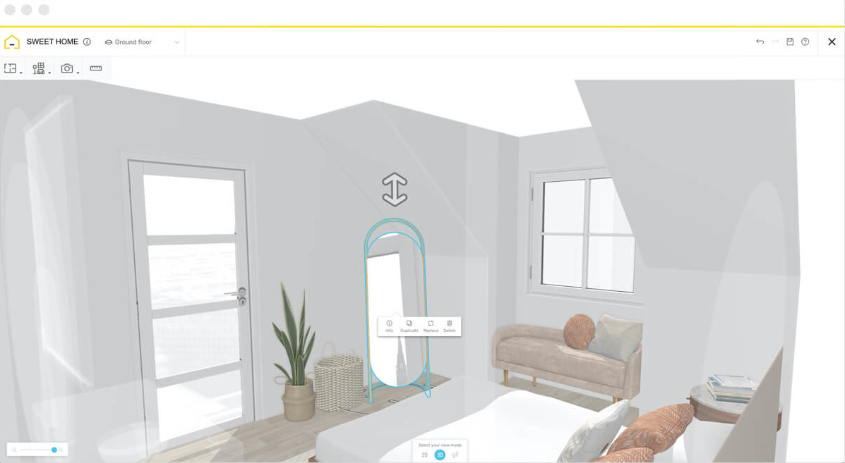 Редактирование трехмерного проекта в HomeByMe